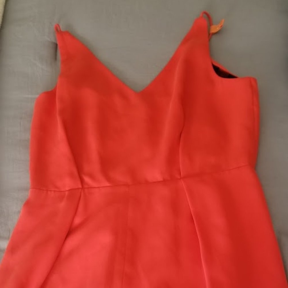 TopShop Coral romper Size 8